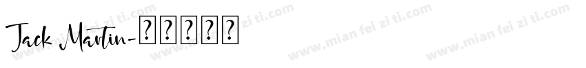 Jack Martin字体转换